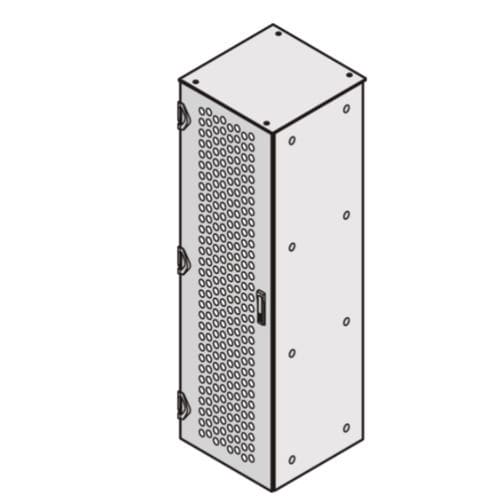 Built-in electric cabinet - Varistar Perforated - nVent Schroff GmbH - floor-mounted / steel / IP20