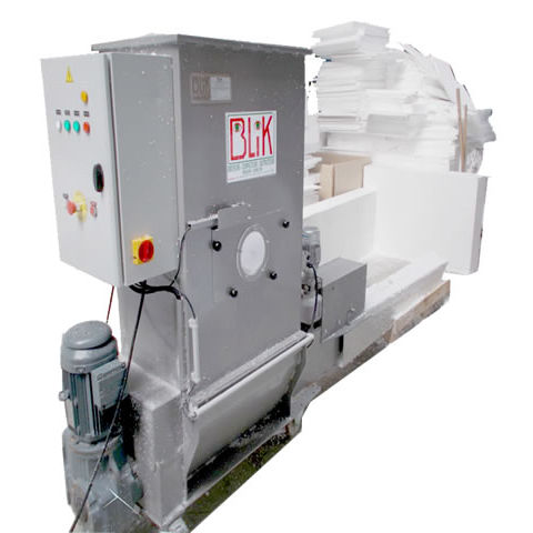 Polystyrene compactor - POLY-2000 - BLIK - for plastics / stationary / top-loading