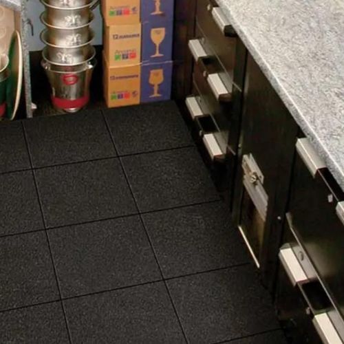 Protection tile - MB46 - IDS - rubber / ergonomic / for pedestrian traffic