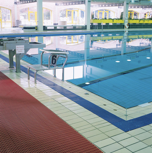 PVC grating - CLAIE EHA - IDS - rugged / non-slip / wet area