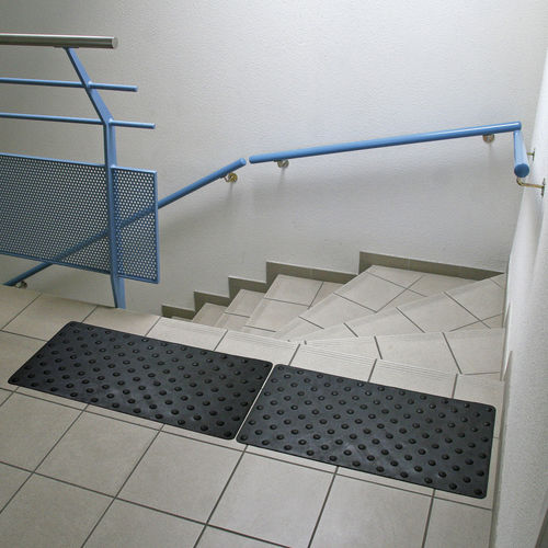 Rubber floor tile - PODOTACT420800 - IDS - anti-slip / industrial / for warehouse