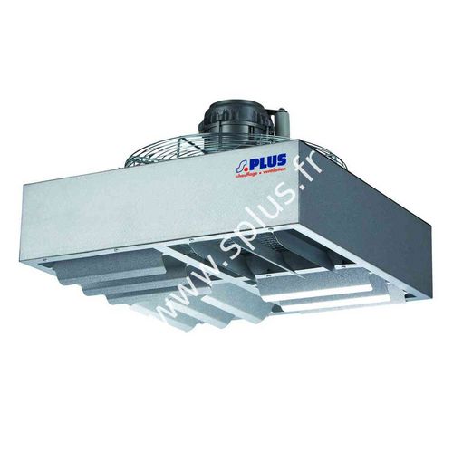 Ceiling-mounted fan - VES series - S.PLUS - vertical / horizontal / propeller