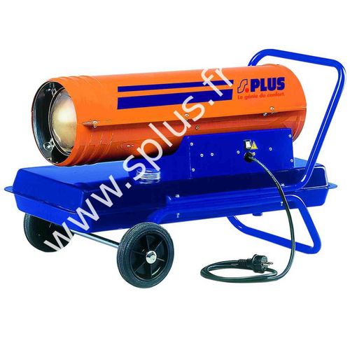 Mobile hot air generator - EF series - S.PLUS - fuel oil