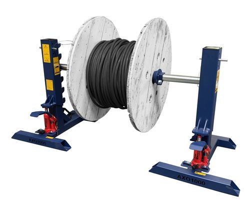 Coil unwinder - AXO 1000 - CABLE EQUIPEMENTS - spool / manual / ground-mounted