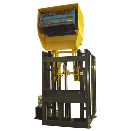 Hydraulic lifter - MANERGO - rotating / for boxes / industrial