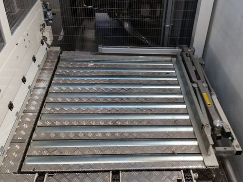 Driven roller conveyor - ITEKS - weighing / for pallet / for drums