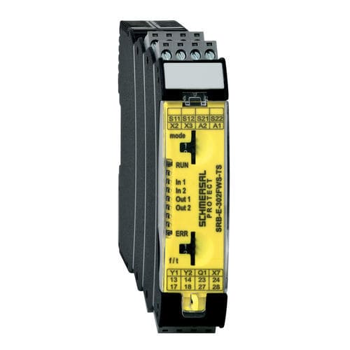Standstill safety monitor - SRB-E-302FWS-TS - SCHMERSAL - plug-in / DIN rail-mounted