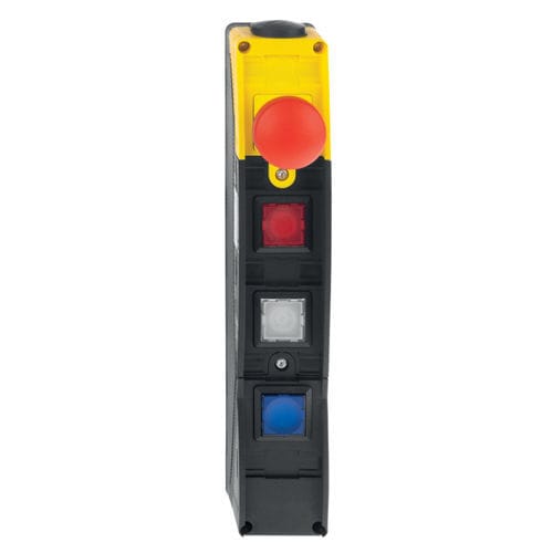 Thermoplastic pendant station - BDF200 series - SCHMERSAL - 4-button / with LED indicator / emergency stop