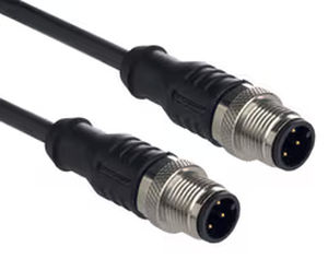 Electrical data cable - V-SS4P series - SCHMERSAL - circular / 4 wires / black