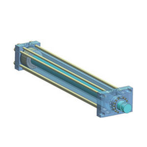 Hydraulic cylinder - ISO 6020/2 NFPA series - DOUCE HYDRO - tie-rod / double-acting / steel