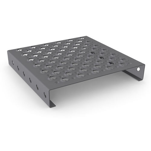 Aluminum grating - Tolcreneaux N - Meiser - galvanised steel / stainless steel / sheet metal