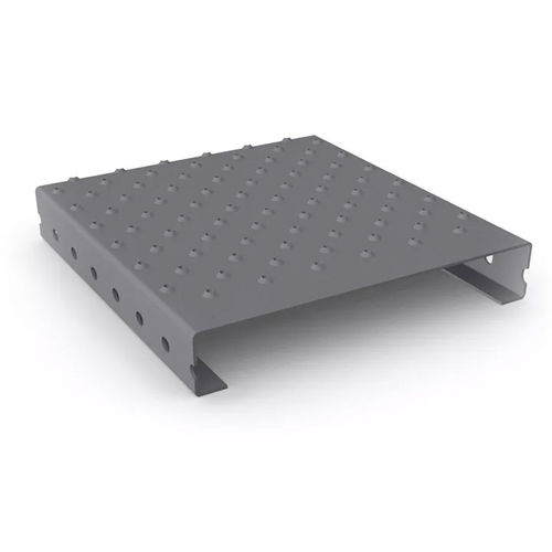 Aluminum grating - Aderstep N - Meiser - galvanised steel / stainless steel / sheet metal