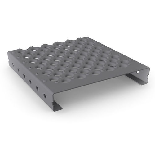 Galvanised steel grating - Stepclair N - Meiser - aluminum / stainless steel / sheet metal