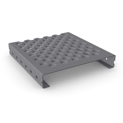 Galvanised steel grating - Airstep N - Meiser - aluminum / stainless steel / sheet metal