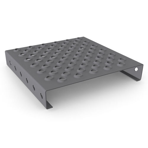 Perforated sheet metal grating Tolgrip N Meiser galvanized steel