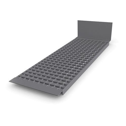 Metal grating - Meiser - rectangular mesh / industrial / shelf