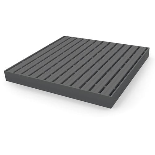 Steel grating - Barefoot - Meiser - pressed