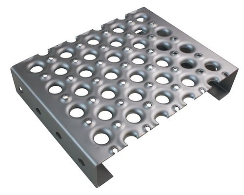 Galvanised steel grating - Tolroc N - Meiser - aluminum / stainless steel / sheet metal
