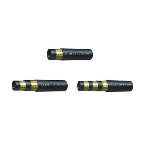 High-pressure hose - 1B series - Tempo International - hydraulic / synthetic rubber / abrasion-resistant