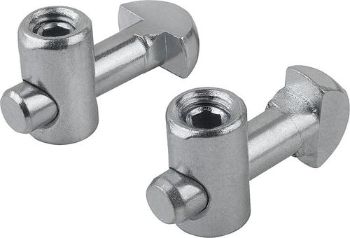 Aluminum profile fastening element - 10204 - norelem - Éléments standard mécaniques - zinc-plated steel