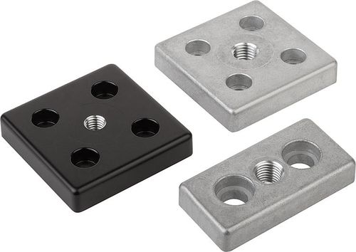 Zinc base plate - 10347 - norelem - Éléments standard mécaniques