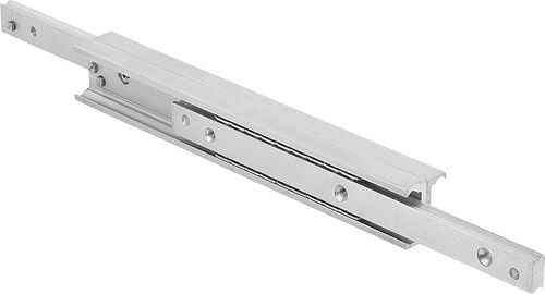 Telescopic slide - 21336 - norelem - Éléments standard mécaniques - caged ball / heavy-duty / steel