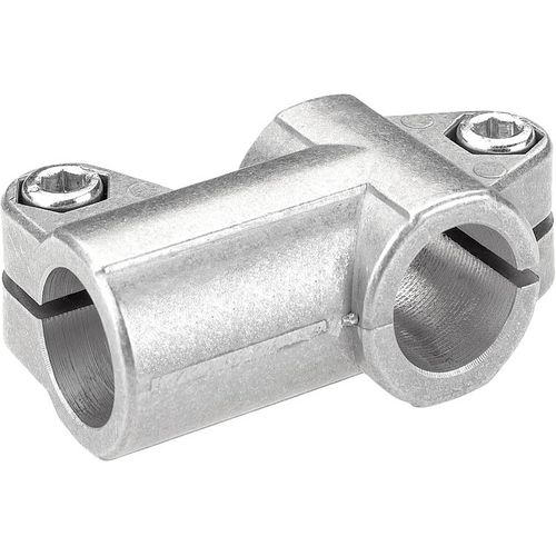T-shaped tube connector - 29006 - norelem - Éléments standard mécaniques - aluminum / steel