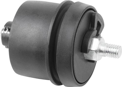 Flange bearing unit - 10400 - norelem - Éléments standard mécaniques - with ball bearing