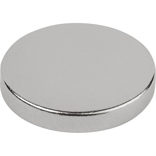 NdFeB magnet - 09000 - norelem - Éléments standard mécaniques - flat pot holding / disc / for office use