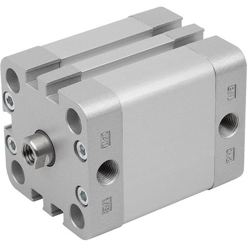 Pneumatic cylinder - 12001 - norelem - Éléments standard mécaniques - magnetic piston / double-acting / aluminum