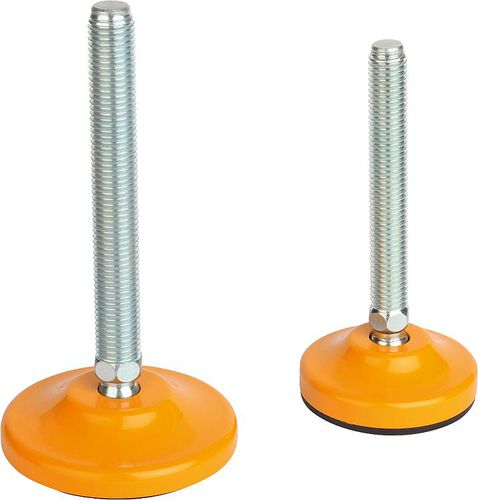 Machine foot - 27792 - norelem - Éléments standard mécaniques - steel / anti-vibration / adjustable