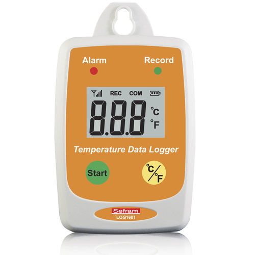 Temperature datalogger - LOG1601 - SEFRAM INSTRUMENTS - USB / with LCD display / programmable