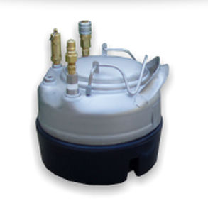 Pressure tank - Valco Melton - for adhesive materials / stainless steel / coated