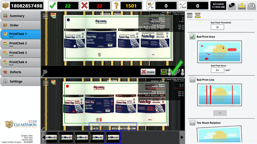 Camera inspection system - PrintChek - Valco Melton - quality / for defect detection / for the printing industry
