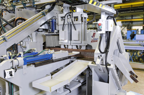 angle profile machining line - VERNET BEHRINGER