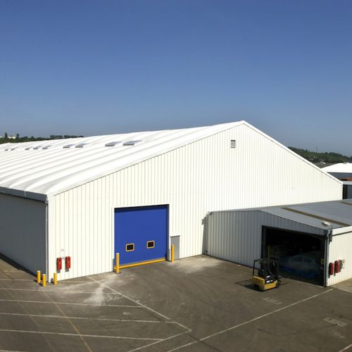 Temporary warehouse - Neivalu - SPACIOTEMPO - disassemblable / permanent / industrial