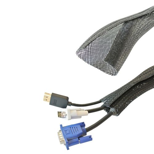 Braided sleeve - GREMFLEX® PET H&L - GREMTEK - for cables / for electrical cables / polyester