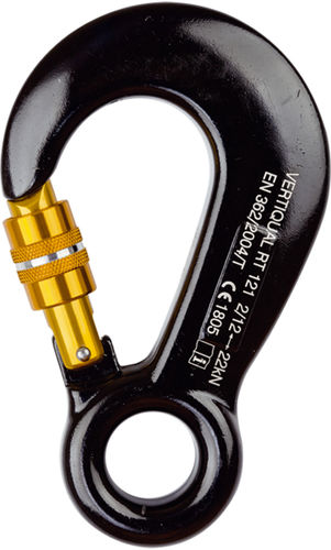 Locking carabiner - Condor - Vertiqual - aluminum / asymmetrical