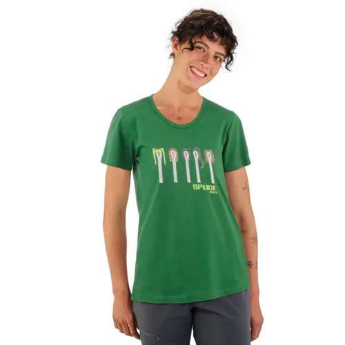 Work T-shirt - WO SPLICE GIRLS T - Edelrid - UV resistant / cotton / women's