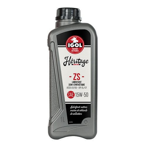 Lubricating oil - HERITAGE ZS - IGOL - semi-synthetic / for motors / for automobiles
