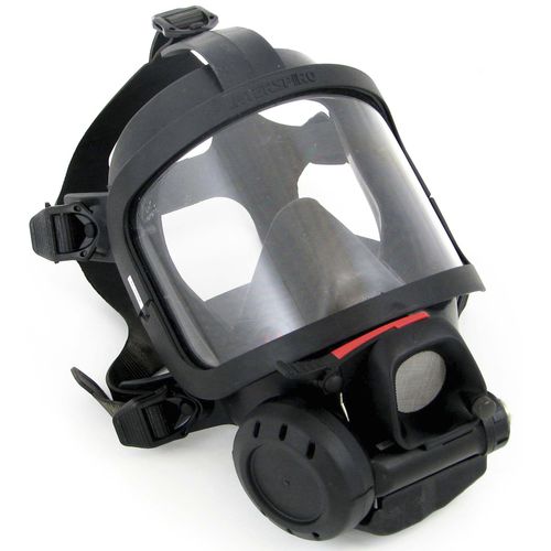 Full-face respirator - S-H - Interspiro - with valve / filter / bayonet ...