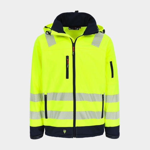 Work jacket - GREGOR - Herock - waterproof / high-visibility / water-repellent fabric