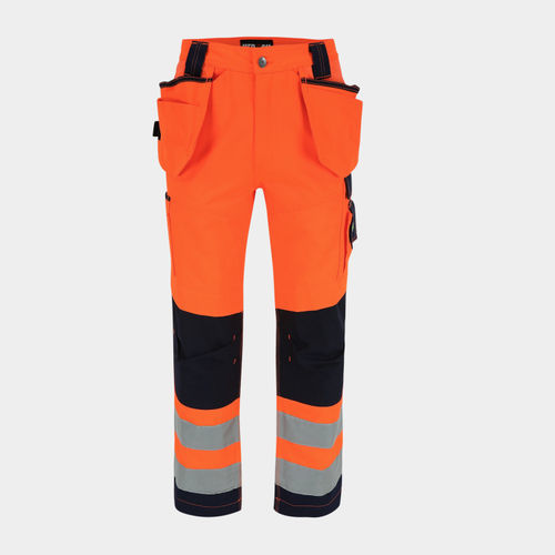 Work pants STYX Herock highvisibility / cotton / waterrepellent