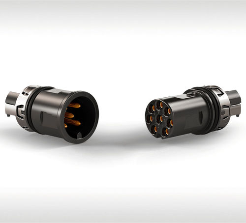 Data connector - Modular M8 / M12 - ERNI Electronics - electrical power supply / SMT / circular