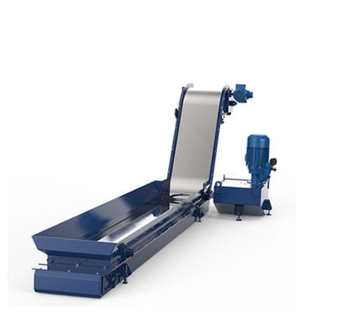 Magnetic belt conveyor - HENNIG FRANCE - Z type / transport / chip