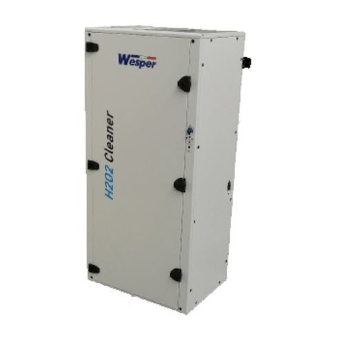 Vertical air purifier - H2O2  - WESPER - filter / industrial