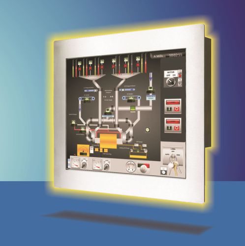 LCD panel PC - UTICOR Automation GmbH - TFT LCD / with touch screen / LED backlight