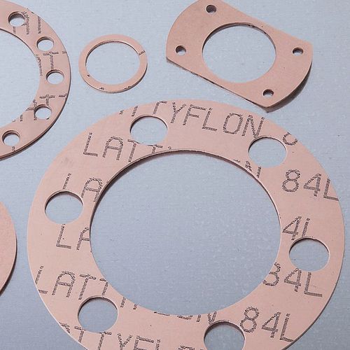 PTFE gasket sheet - LATTYflon 84 L - LATTY INTERNATIONAL - for chemical applications / flange / compression