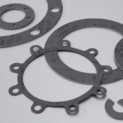 Graphite gasket sheet - LATTYcarb 96 G2F - LATTY INTERNATIONAL - carbon / aramid / for chemical applications