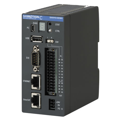 EtherCAT motion controller - SANMOTION C - SMC100 series - SANYO DENKI EUROPE - 8-axis / servomotor / stepper
